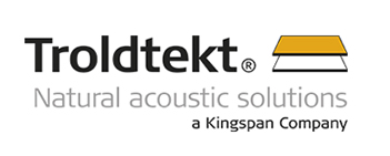 Better acoustics with sound-absorbing wood wool panels from Troldtekt